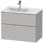 Duravit D-Neo Waschtischunterbau f&uuml;r Becken links 81 x 62,5 cm, 2 Ausz&uuml;ge,...