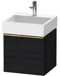 Duravit D-Neo Waschtischunterbau 48,4 x 44 cm, 1 Auszug, Griff gold poliert,
