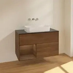Villeroy & Boch Finion Waschtischunterschrank 100 cm mit Regalelement links und