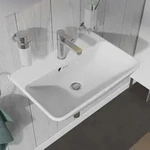 Duravit ME by Starck Waschtisch 60 x 40 cm, mit &Uuml;berlauf, mit 1 Hahnloch,