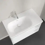 Villeroy & Boch Skyla Schrankwaschtisch 80 x 46 cm, mit &Uuml;berlauf, Badkeramik,