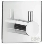 Smedbo Design Haken eckig, selbstklebend, Accessoires, BK1105, edelstahl poliert