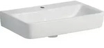 Geberit Renova Compact Waschtisch 60 cm mit Hahnloch, ohne &Uuml;berlauf, Badkeramik,
