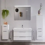 Pelipal Balto Badm&ouml;bel-Set 92,4 cm, inkl. Spiegelschrank, Highboard und...