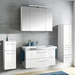 Pelipal Serie 6005 Badm&ouml;bel-Set 97 cm, inkl. Spiegelschrank, Highboard und