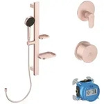 Ideal Standard Alu+ Armaturen-Paket, Badarmaturen, BE127RO, ros&eacute;