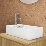 Ideal Standard Extra Handwaschbecken 45 cm, Hahnbank links, 1 Hahnloch, mit