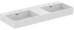Ideal Standard Extra Doppel-Waschtisch 121,5 cm, je 3 Hahnl&ouml;cher mit &Uuml;berlauf,