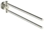 Ideal Standard IOM Handtuchstange doppelt, Accessoires, A9131GN, Silver Storm