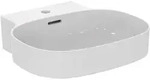 Ideal Standard Linda-X Waschtisch 50 cm, 1 Hahnloch, mit &Uuml;berlauf, Badkeramik,