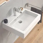 Duravit Vero Waschtisch 60 cm, mit 1 Hahnloch, mit &Uuml;berlauf, Badkeramik, wei&szlig;