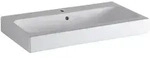 Geberit iCon Aufsatzwaschtisch 75 cm mit Hahnloch 124575000, Badkeramik, wei&szlig;