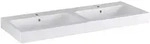 Geberit iCon Doppelwaschtisch 120 cm 124120000, Badkeramik, wei&szlig;