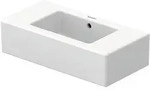 Duravit Vero Handwaschbecken 50 cm, ohne Hahnloch, mit &Uuml;berlauf, Badkeramik,
