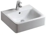 Ideal Standard Connect Waschtisch 50 cm, mit 1 Hahnloch, mit &Uuml;berlauf,...