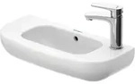 Duravit D-Code Handwaschbecken 50 cm 1 Hahnloch rechts durchgestochen,...