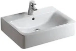 Ideal Standard Connect Waschtisch 60 cm, mit 1 Hahnloch, mit &Uuml;berlauf, Badkeramik,