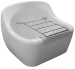 Ideal Standard Connect Duoro Ausgussbecken, Badkeramik, R380601, wei&szlig;