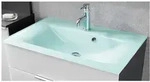 Fackelmann Glasbecken 80 x 50 cm, Badkeramik, 86296, wei&szlig;