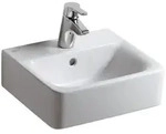 Ideal Standard Connect Handwaschbecken 40 cm, mit 1 Hahnloch, mit &Uuml;berlauf,