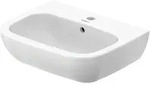 Duravit D-Code Waschtisch 55 cm, Badkeramik, 2310550000, wei&szlig;