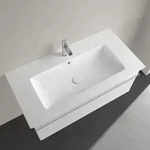 Villeroy & Boch Venticello Schrankwaschtisch 100 x 50 cm, mit 1 Hahnloch, mit