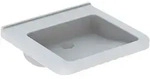 Geberit Renova Comfort Square Waschtisch 55 cm, barrierefrei, ohne Hahnloch und