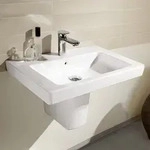 Villeroy & Boch Subway 2.0 Waschtisch 55 cm, Badkeramik, 71135501, wei&szlig; alpin