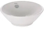 Duravit Design Classics Aufsatzbecken Bacino rund 42 cm, Badkeramik, 0325420000,