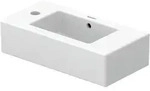 Duravit Vero Handwaschbecken 50 cm, mit 1 Hahnloch links, mit &Uuml;berlauf,...
