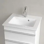 Villeroy & Boch Venticello Handwaschbecken 50 x 42 cm, mit 1 Hahnloch, mit &Uuml;berlauf,