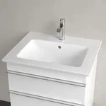 Villeroy & Boch Venticello Waschtisch 60 x 50,5 cm, mit 1 Hahnloch, mit &Uuml;berlauf,