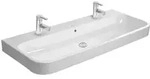 Duravit Happy D.2 M&ouml;belwaschtisch 120 cm, mit 2 Hahnl&ouml;chern, Badkeramik,