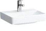 LAUFEN PRO S Handwaschbecken 45 cm, mit 1 Hahnloch, ohne &Uuml;berlauf, Badkeramik,
