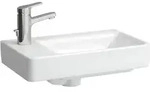 LAUFEN PRO S Handwaschbecken 48 cm asymmetrisch, mit 1 Hahnloch links, mit...