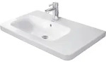 Duravit DuraStyle M&ouml;belwaschtisch 80 cm asymmetrisch, Becken links mit 1...