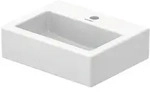 Duravit Vero Handwaschbecken 45 cm, mit 1 Hahnloch, ohne &Uuml;berlauf, Badkeramik,