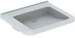 Geberit Renova Comfort Square Waschtisch 65 cm, barrierefrei, ohne Hahnloch und