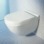 Duravit Starck 3 Wand-WC Rimless 2527092000, Badkeramik, wei&szlig;