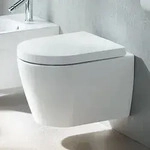Duravit ME by Starck Wand-WC Compact Rimless 2530092000, Badkeramik, wei&szlig;/wei&szlig;