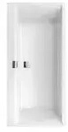 Villeroy & Boch Squaro Edge 12 Duo Badewanne 180 x 80 cm UBQ180SQE2DV-01,...