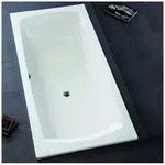 Hoesch Largo Rechteck-Badewanne 190 x 90 cm, Badewannen, 3691.010, wei&szlig;