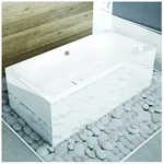 Hoesch Thasos Rechteckbadewanne 200 x 100 cm 3742.010, Badewannen, wei&szlig;