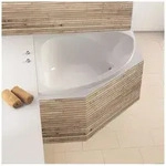 Hoesch Spectra Eck-Badewanne 140 x 140 cm ohne Sch&uuml;rze, Badewannen, 3653.010, wei&szlig;