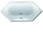Hoesch Spectra Sechseckwanne 180 x 80 cm 3656.010, Badewannen, wei&szlig;