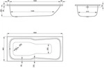 Bette Set Badewanne 180 x 80 x 38 cm, Badewannen, 3860-000Plus, wei&szlig; mit
