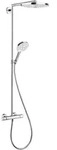 hansgrohe Raindance Select S 240 2jet Showerpipe 27129000, Badarmaturen, wei&szlig;/chrom