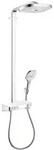 hansgrohe Raindance Select E 300 3jet Showerpipe, Badarmaturen, wei&szlig;/chrom