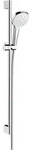 hansgrohe Croma Select E 1jet Shower Set 90 cm, Badarmaturen, 26594400, wei&szlig;/chrom