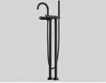 Steinberg Serie 100 Freistehende Wannenarmatur 100.1162 S, Badarmaturen, schwarz matt